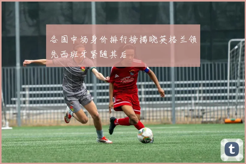各国中场身价排行榜揭晓英格兰领先西班牙紧随其后